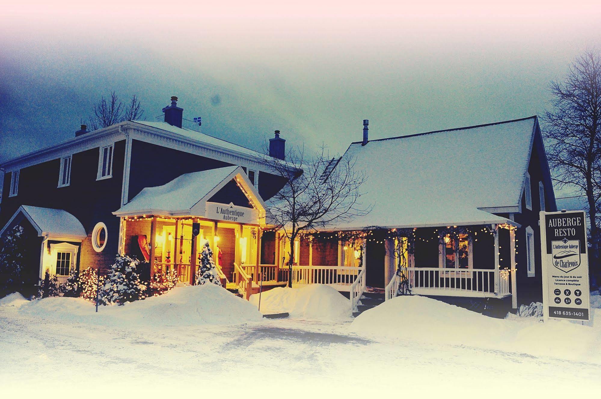 L'Authentique Auberge De Charlevoix Hotel Les Éboulements Eksteriør billede