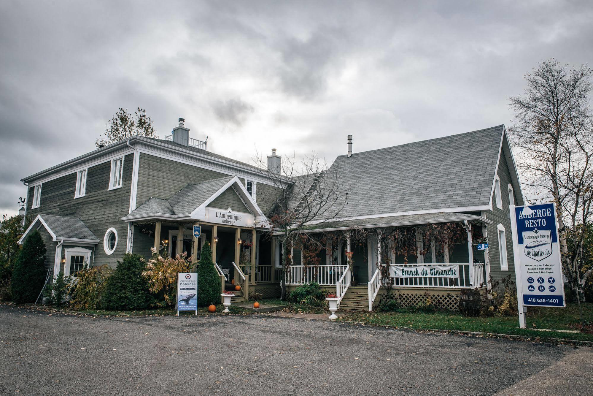 L'Authentique Auberge De Charlevoix Hotel Les Éboulements Eksteriør billede